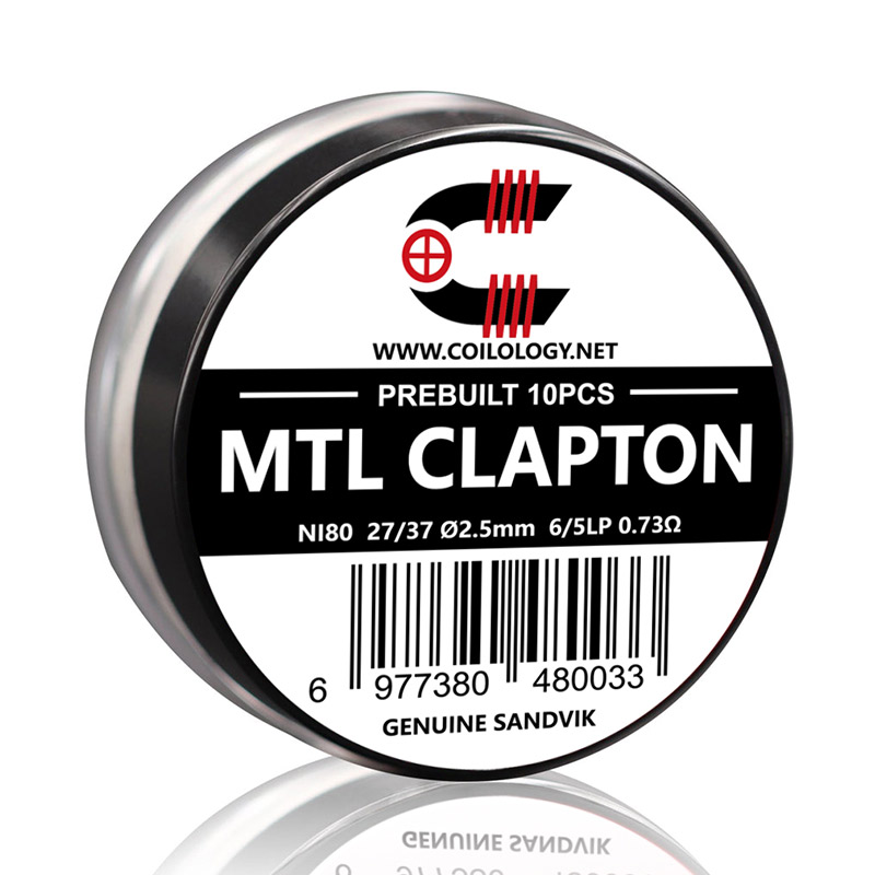 [Global-CN02] 10pcs Coilology Pre-built MTL Clapton Coil