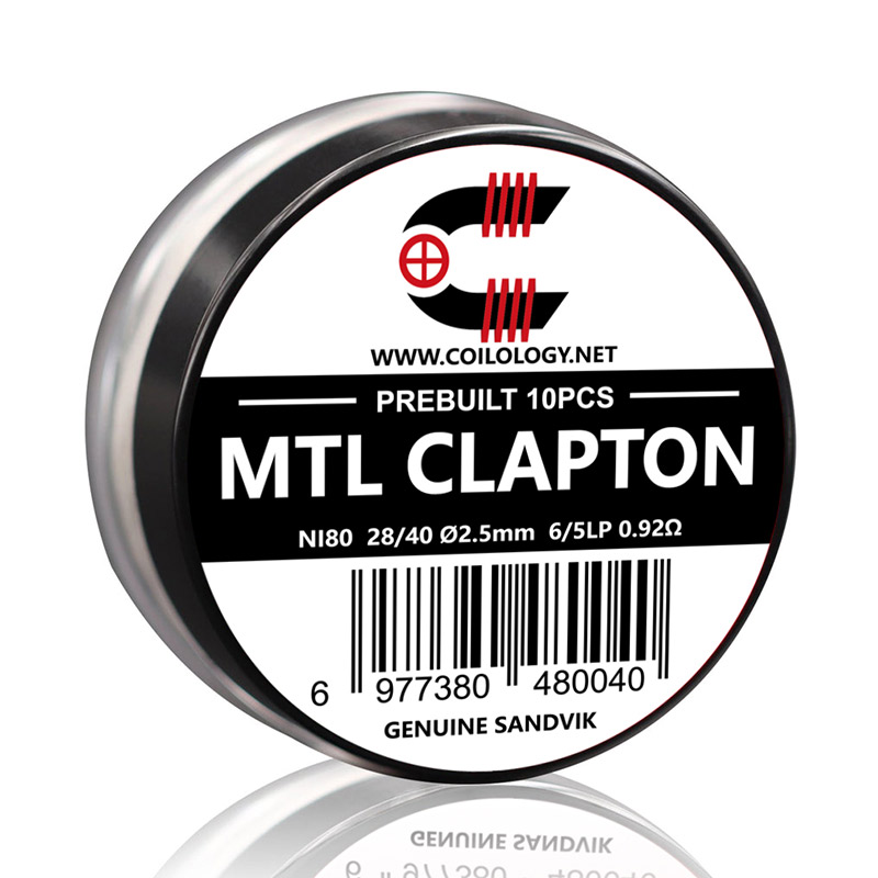 [Global-CN02] 10pcs Coilology Pre-built MTL Clapton Coil