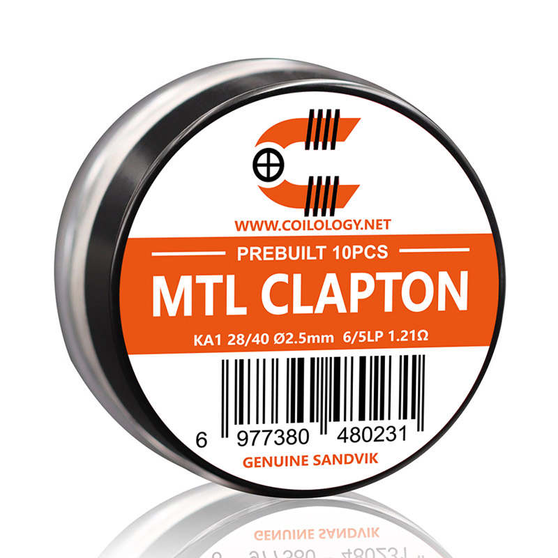 [Global-CN02] 10pcs Coilology Pre-built MTL Clapton Coil