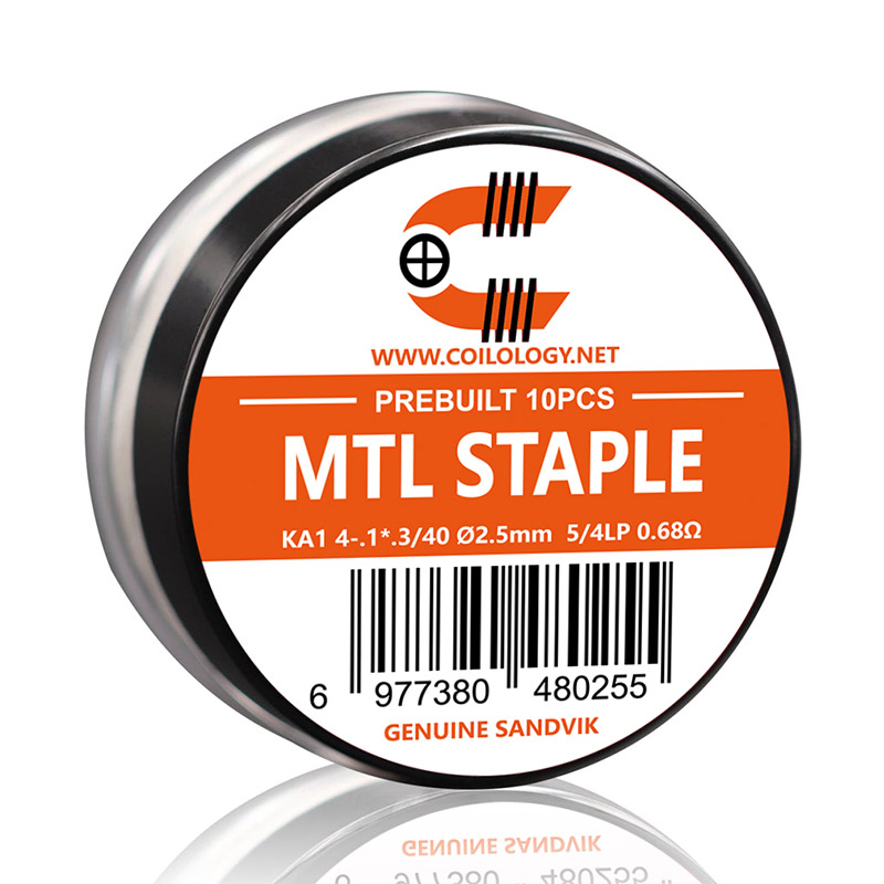 [Global-CN02][Pre-order] 10pcs Coilology Pre-built MTL Staple Coils