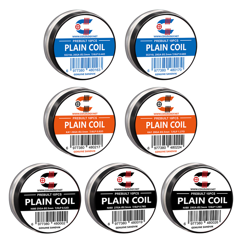 [Global-CN02][Pre-order] 10pcs Coilology Pre-built Plain Coil