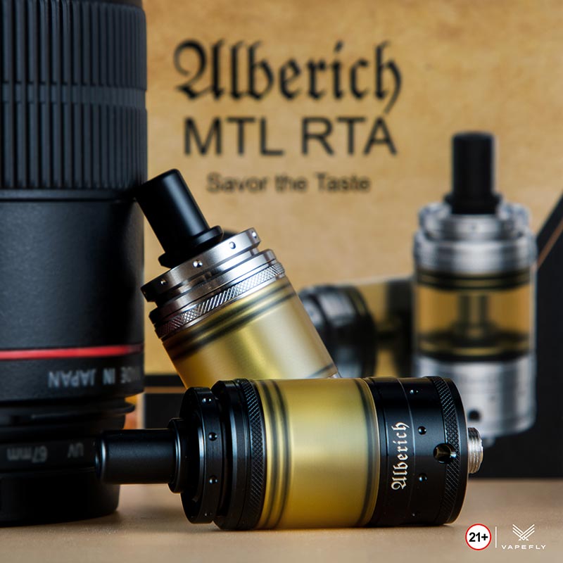 [Global-CN02][Pre-order] Vapefly Alberich MTL RTA Atomizer 3ml/4ml