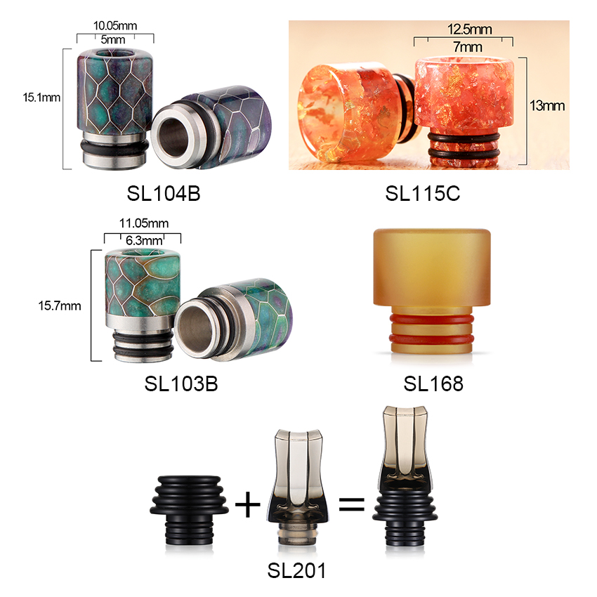 [Global-CN02][Clearance] Sailing 510 Drip Tip (10pcs/pack)