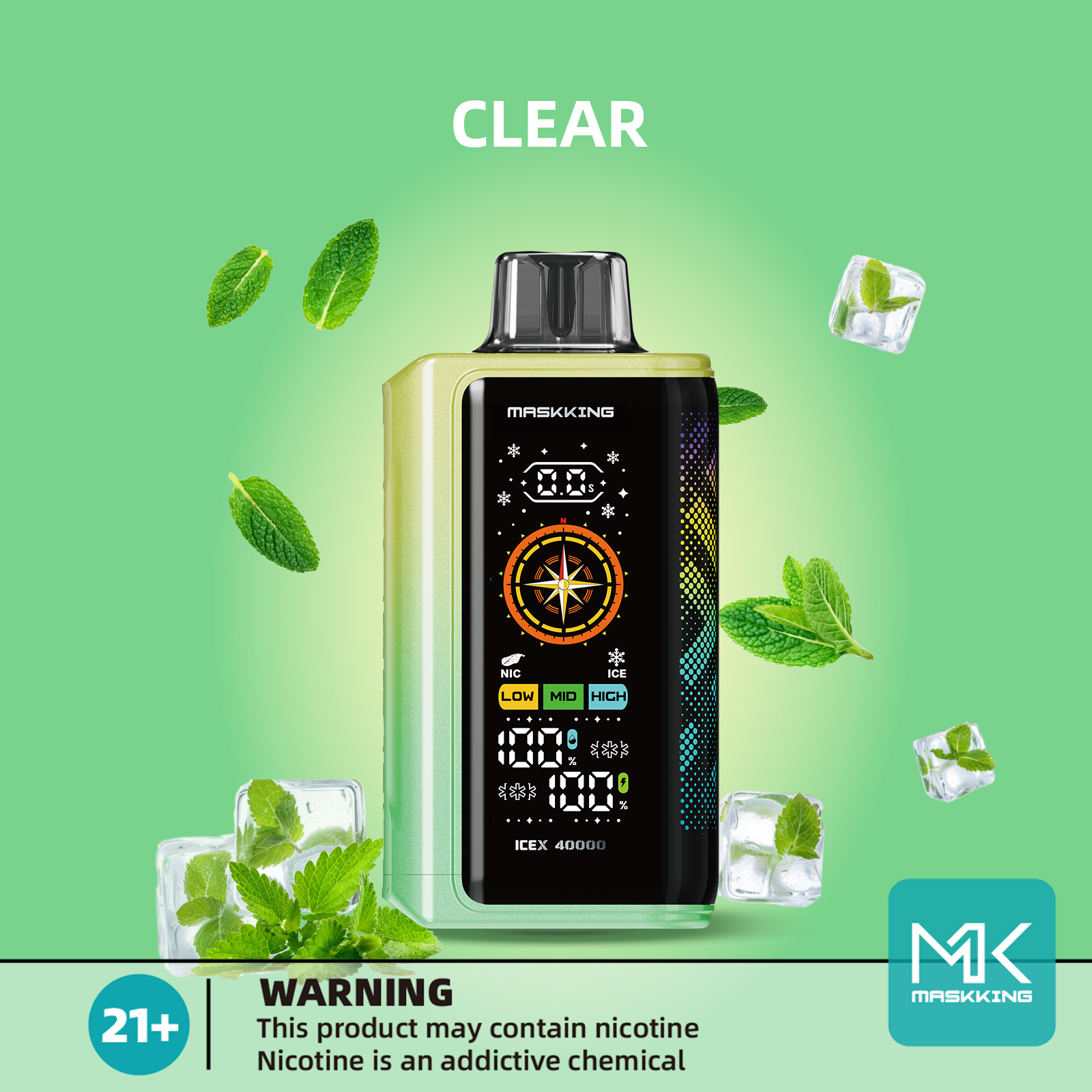 [Europe-PL01][Wholesale] Maskking Icex 40K 40000 Kit Ice & NCT Control Free Shipping