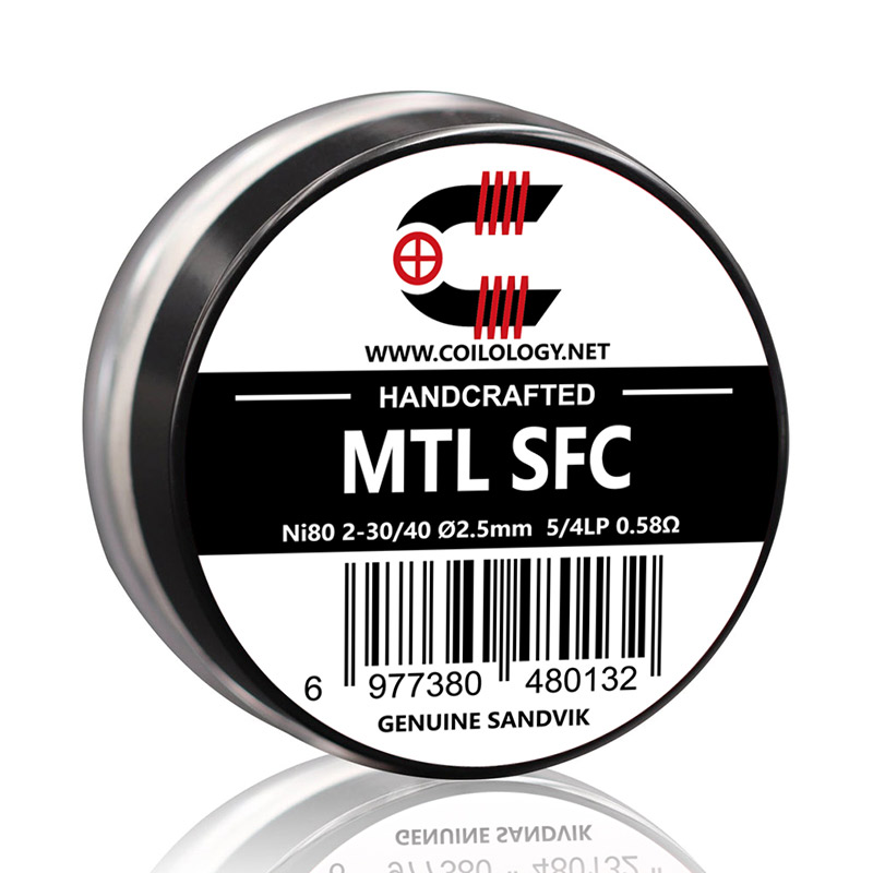 [Global-CN02][Pre-order] 2pcs Coilology Pre-built Ni80 MTL SFC Coil with Cotton