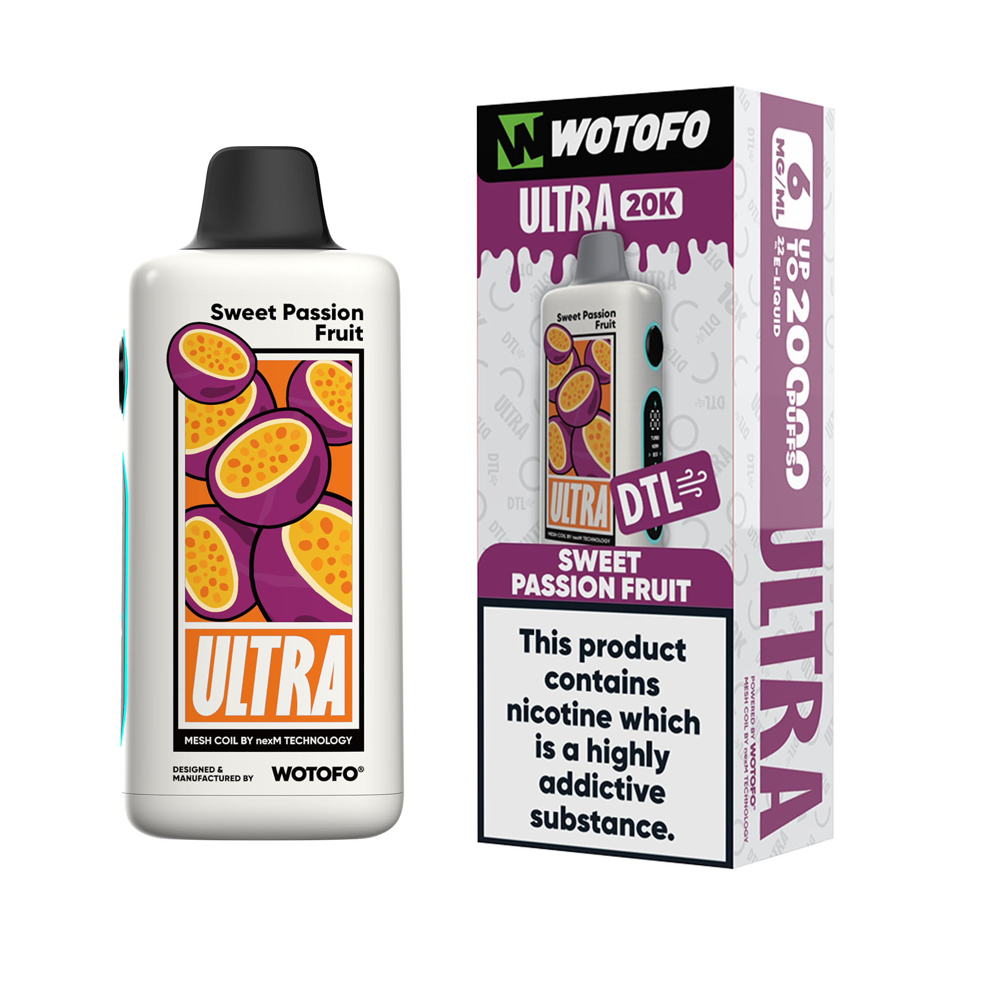 [Global-CN01][Clearance] Wotofo Ultra 20K 20000 Kit 22ml