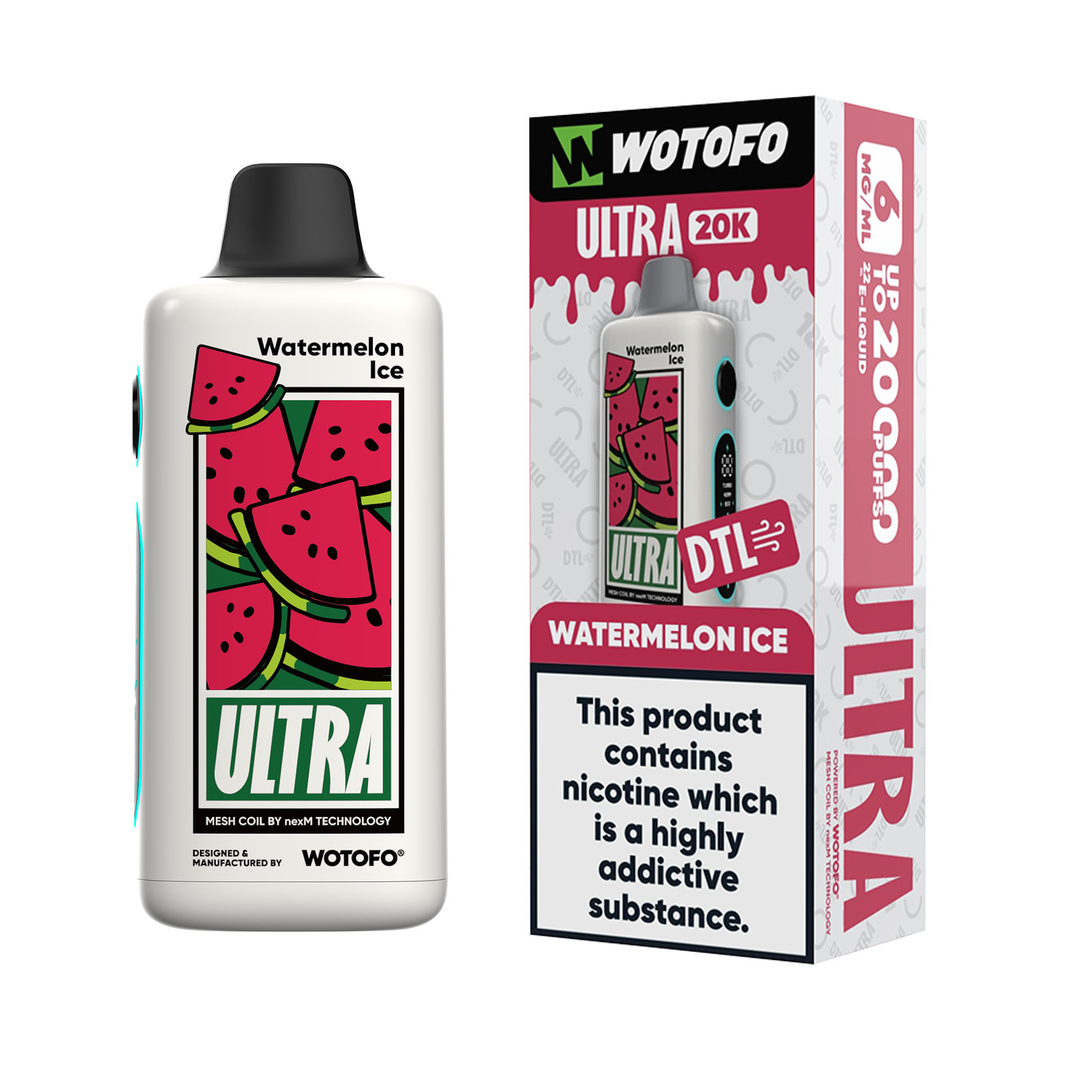 [Global-CN01][Clearance] Wotofo Ultra 20K 20000 Kit 22ml