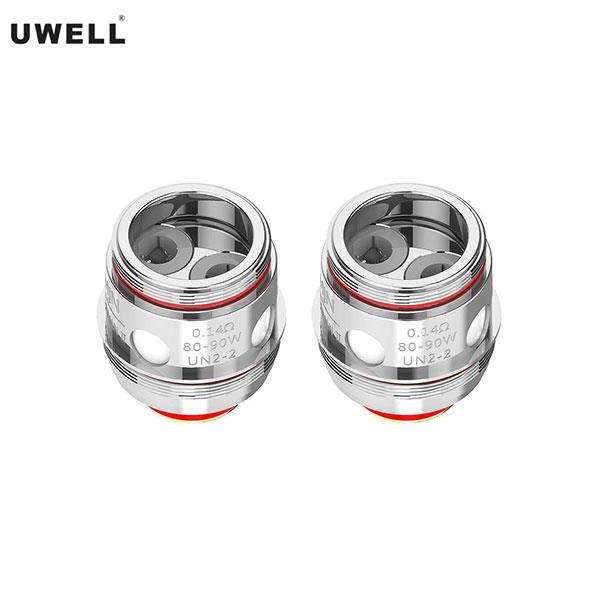 Authentic Uwell Valyrian 2 FeCrAl UN2-2 Dual Meshed Coil 0.14ohm x 2