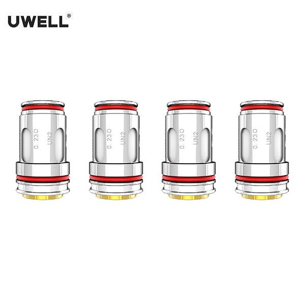 Authentic Uwell Crown 5 FeCrAl UN2 Single Meshed Coil 0.23ohm x 4