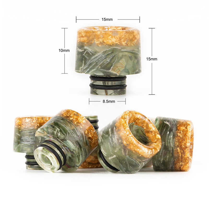 [Global-CN02] Reewape Resin 510 Drip Tip Random Color (10pcs/pack)