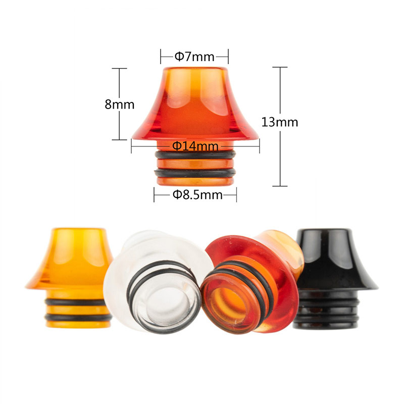 [Global-CN02] Reewape Resin 510 Drip Tip Random Color (10pcs/pack)