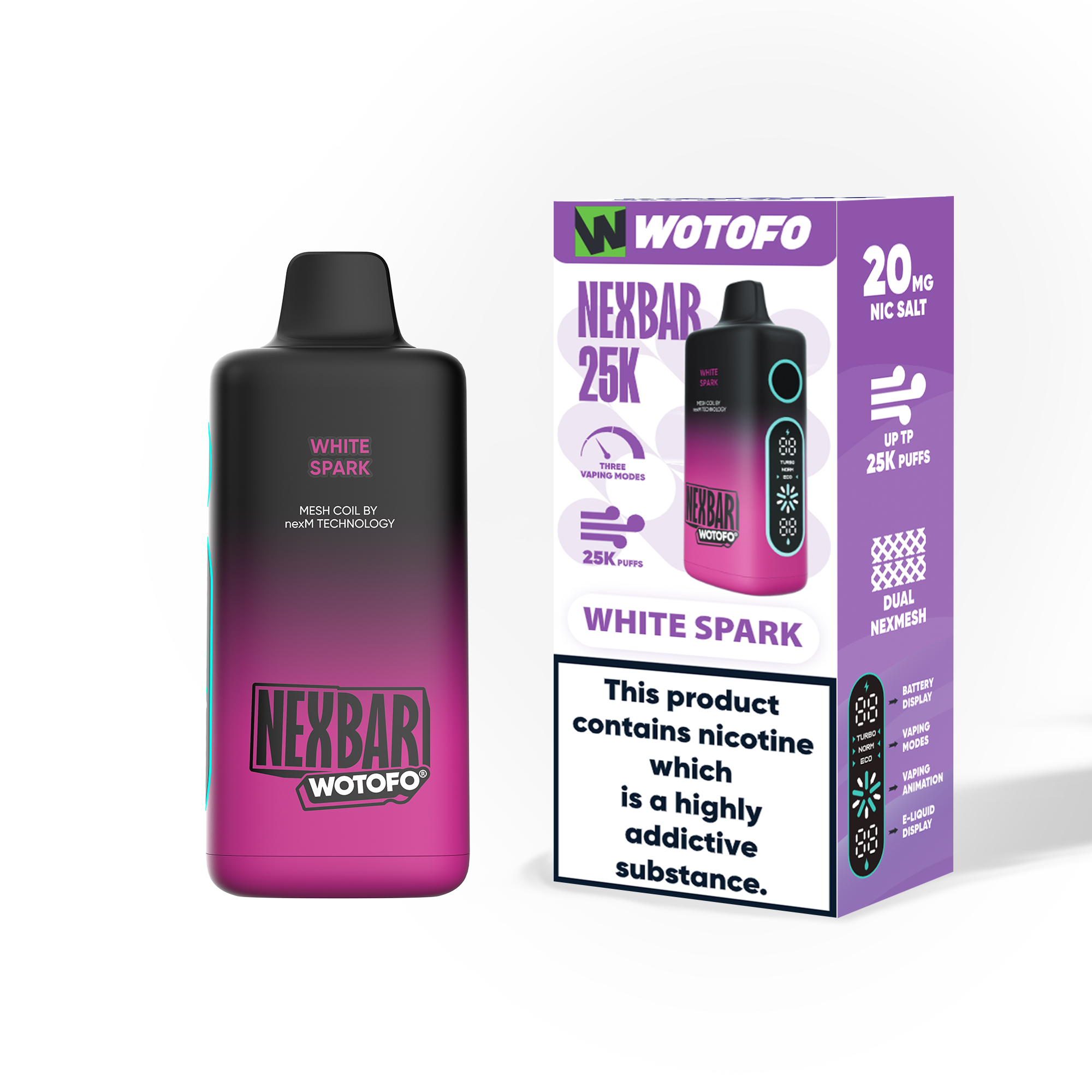 [Europe-DE01] Wotofo nexBAR 25K 25000 Kit 25ml