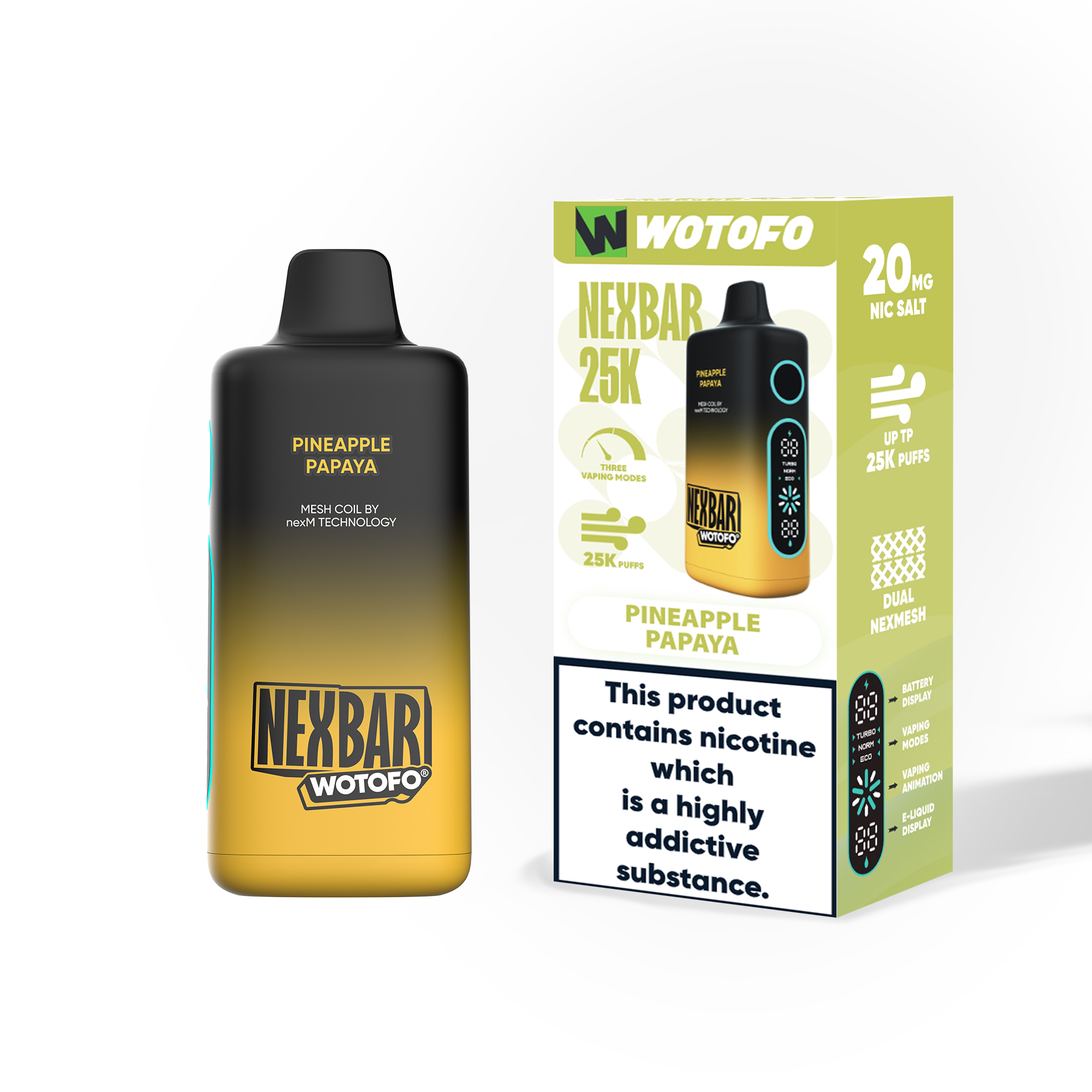 [Europe-DE01] Wotofo nexBAR 25K 25000 Kit 25ml