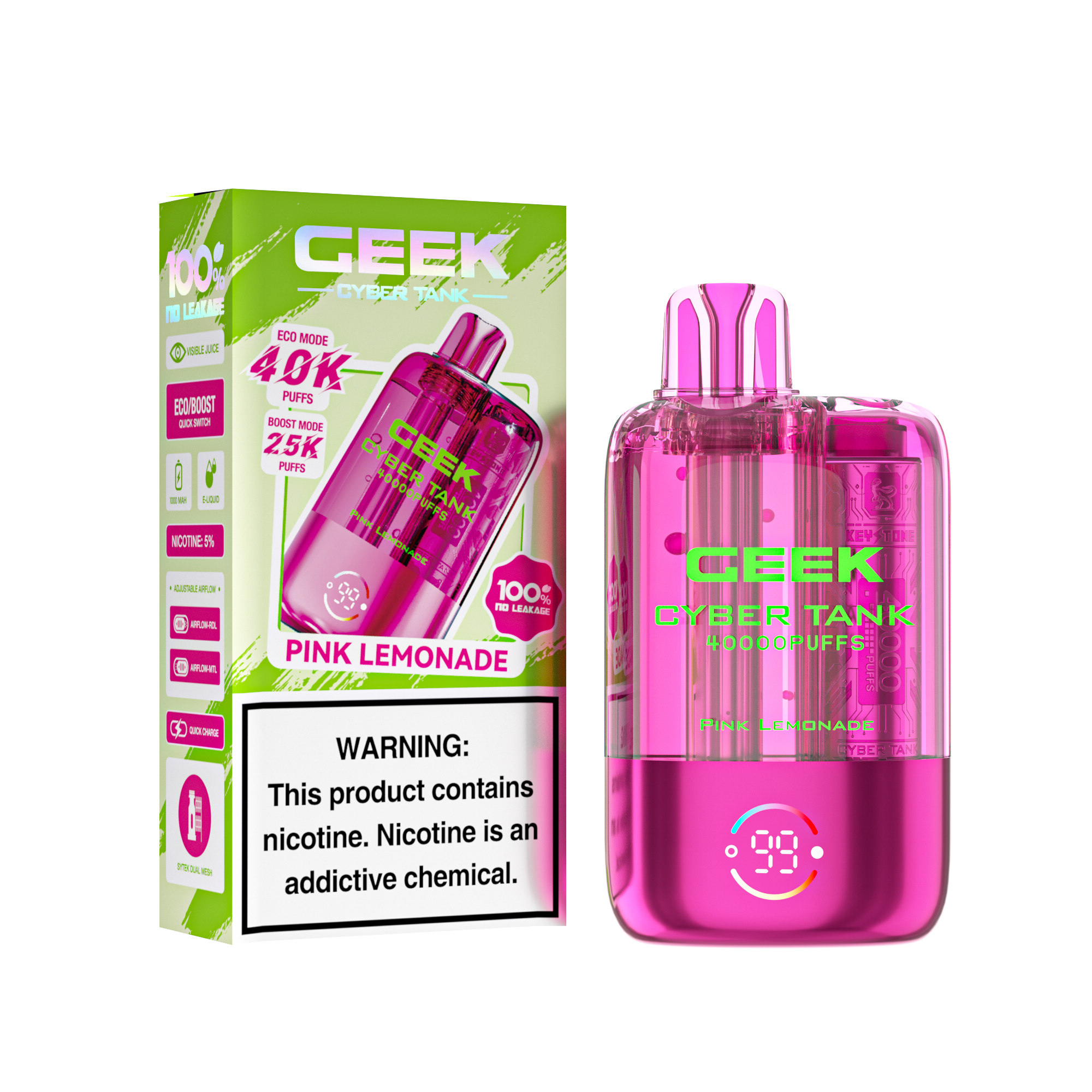 [Europe-PL01] KEYSTONE Geek Cyber Tank 40000 Kit 20ml