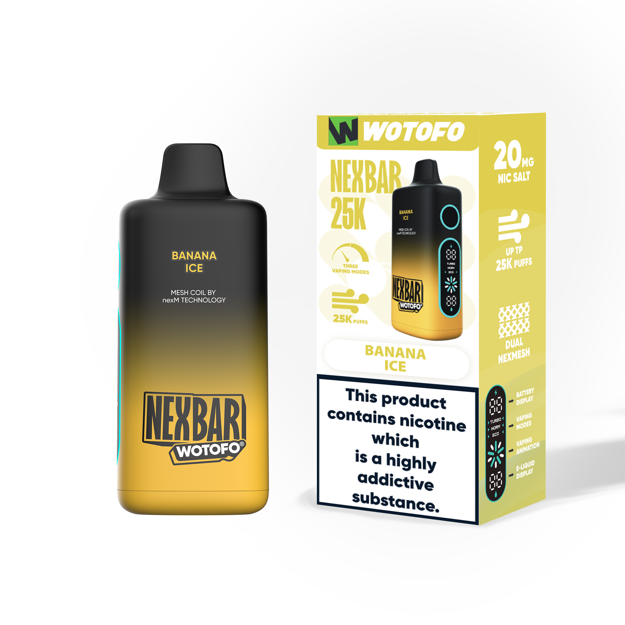 [Europe-DE01] Wotofo nexBAR 25K 25000 Kit 25ml