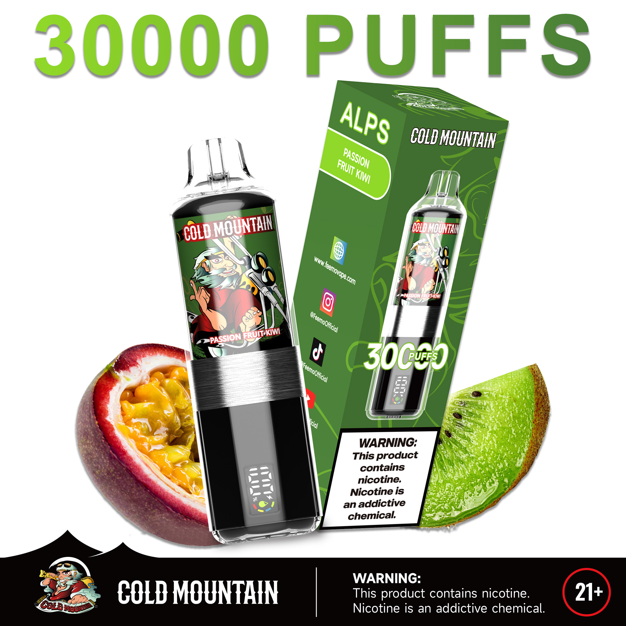 [Europe-PL01] Cold Mountain ALPS Kit Shisha Big Cloud 35ml