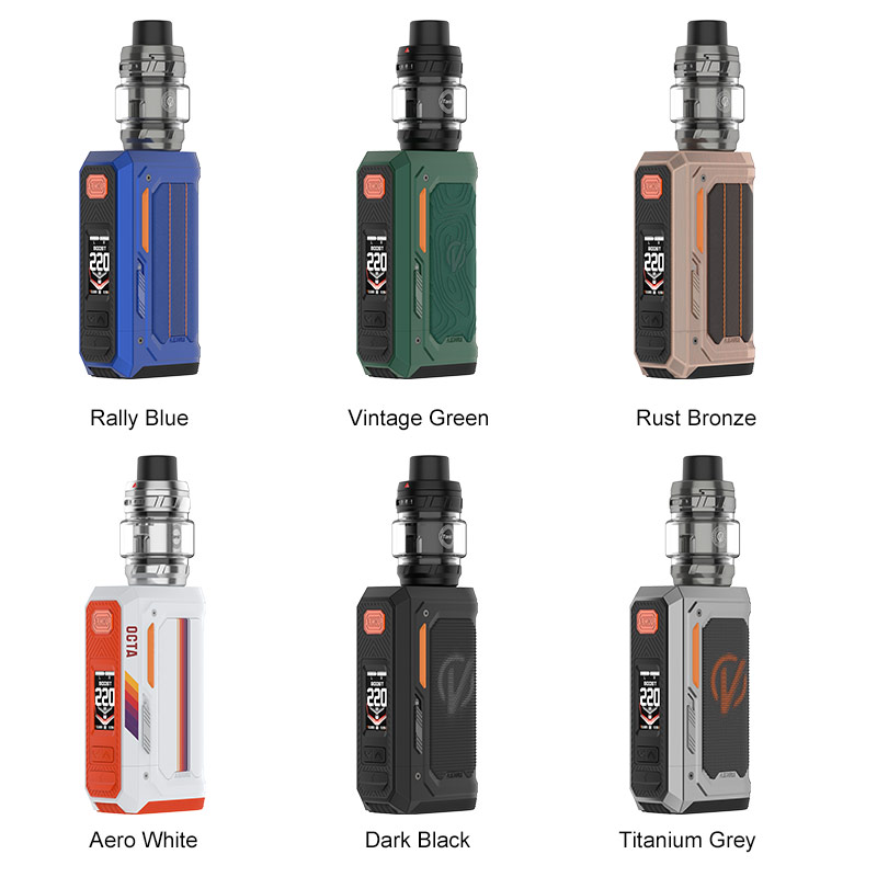 [Global-CN02] Vaporesso Armour OCTA Mod Kit 220W with iTank T Dual Mesh Tank 6ml