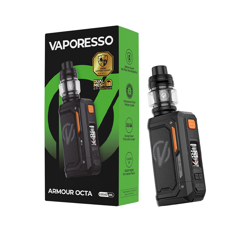 [Global-CN02] Vaporesso Armour OCTA Mod Kit 220W with iTank T Dual Mesh Tank 6ml
