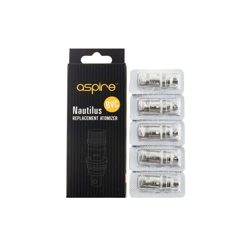 [Global-CN02] Aspire Nautilus Mesh and BVC (Bottom Vertical Core) Series Coils for Nautilus 2 & Zelos Kit & Nautilus Mini & Nautilus & K3 & Nautilus 2S & Nautilus 3 (5pcs/pack)