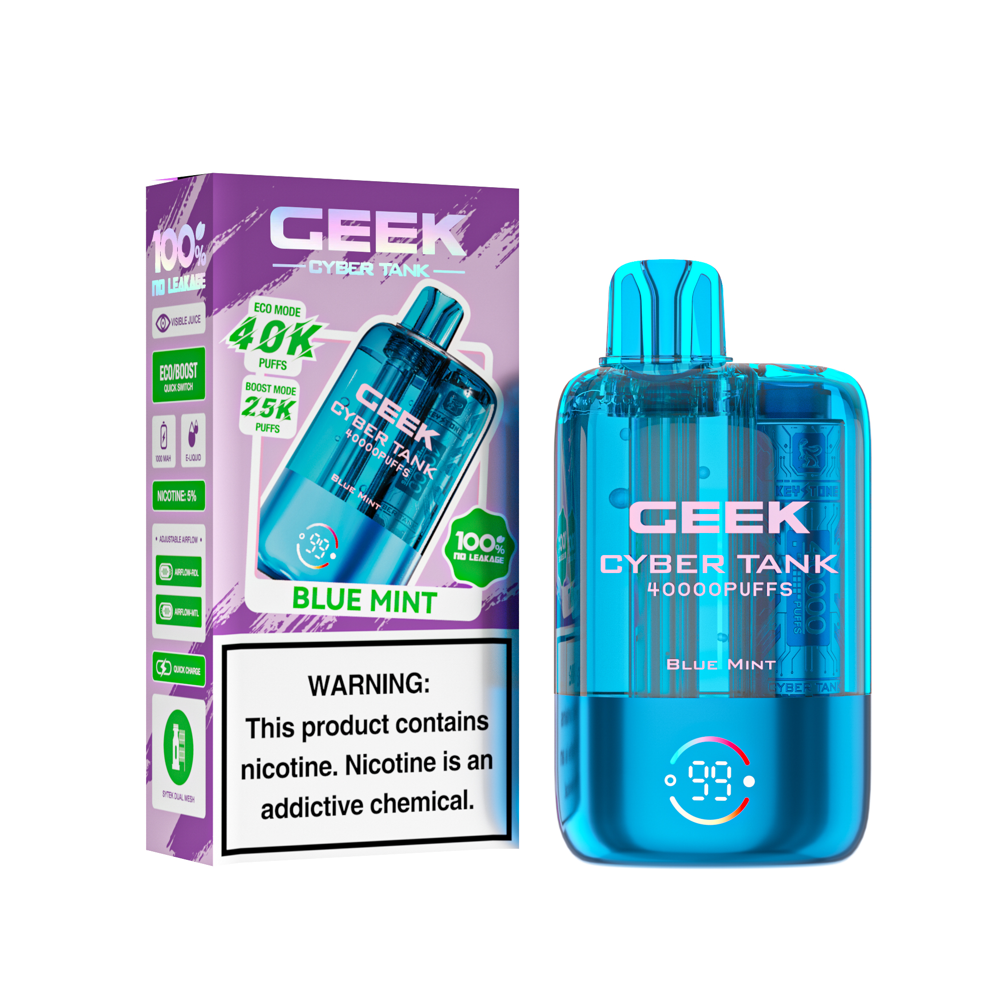 [Europe-PL01] KEYSTONE Geek Cyber Tank 40000 Kit 20ml