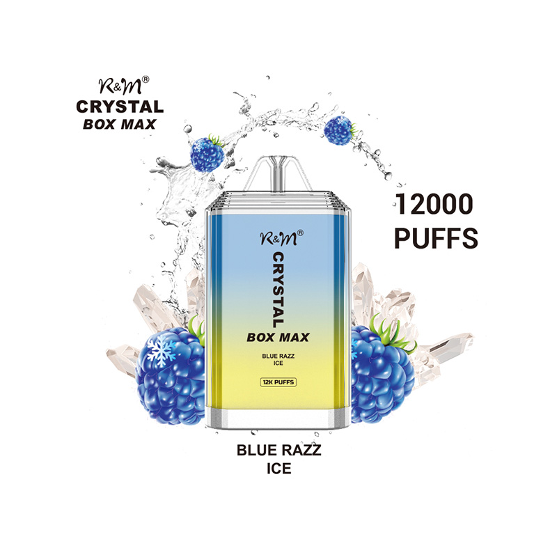 [Global-CN01] Authentic R&M Crystal Box Max 12000 Kit 650mAh 20ml