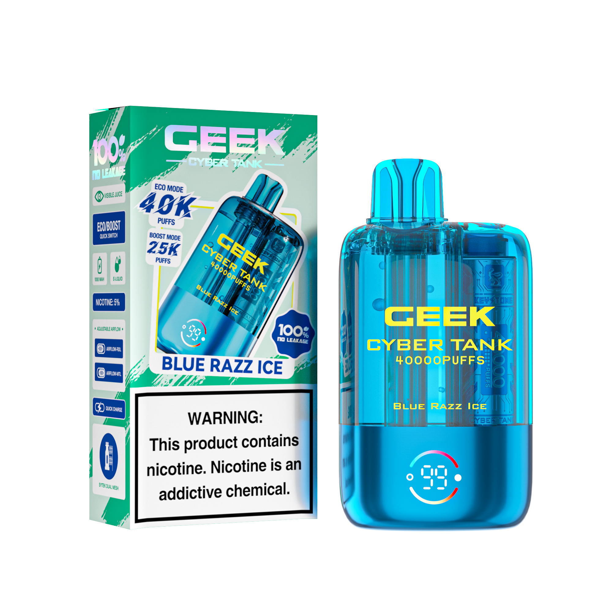 [Europe-PL01] KEYSTONE Geek Cyber Tank 40000 Kit 20ml