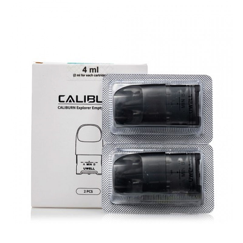 [Global-CN02] Uwell Caliburn Explorer Empty Pod Cartridge 4ml (2pcs/pack)
