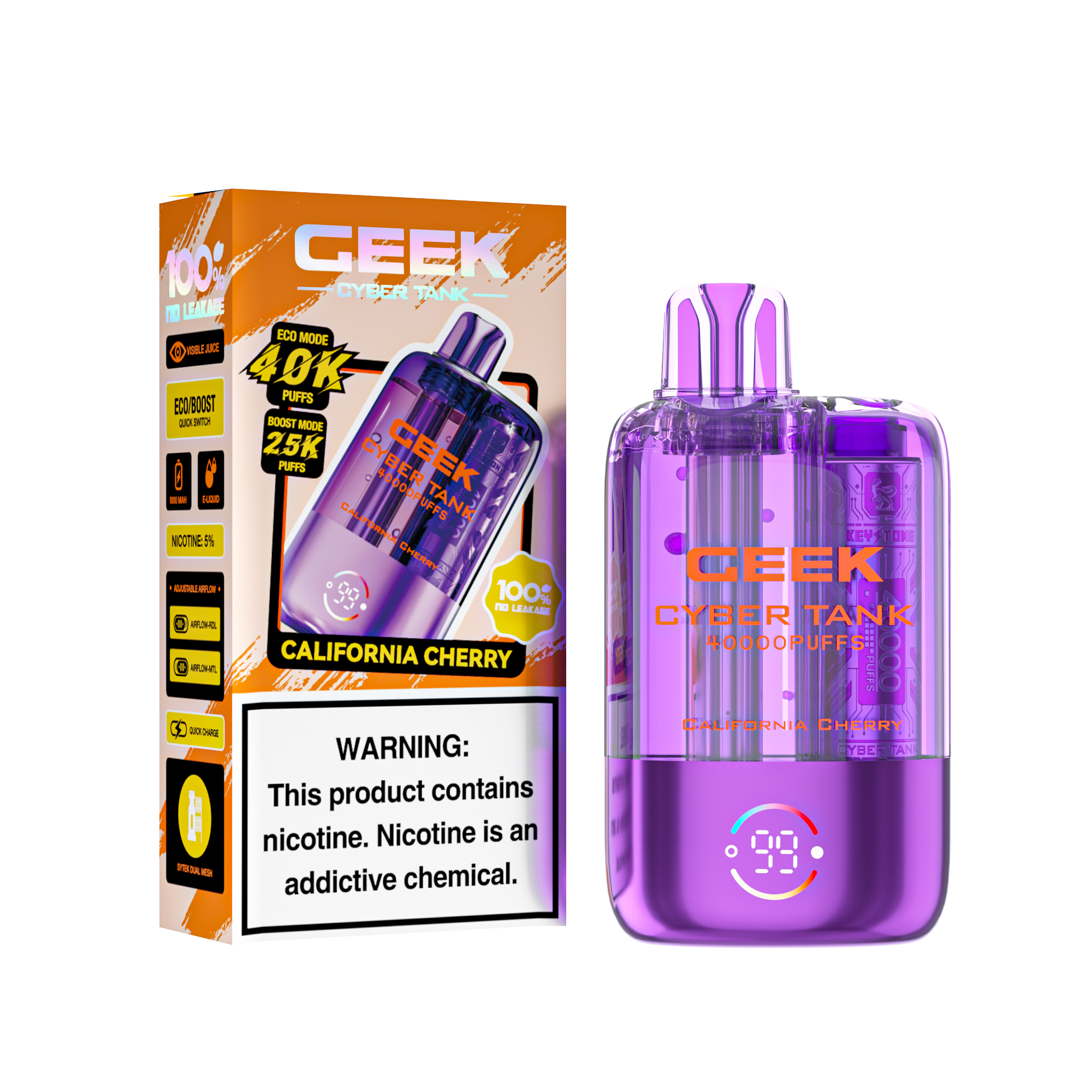 [Europe-PL01] KEYSTONE Geek Cyber Tank 40000 Kit 20ml