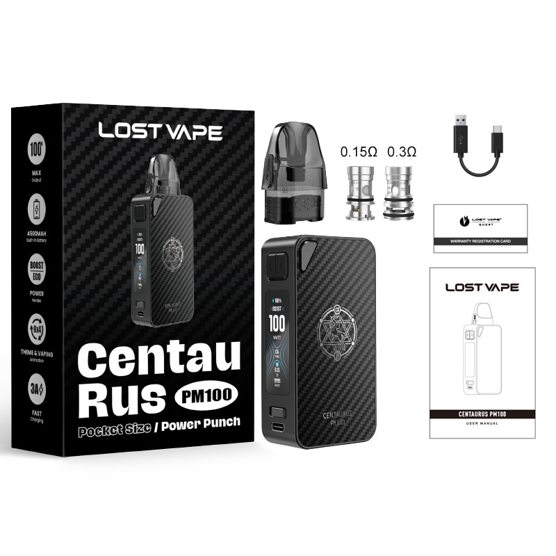 [Global-CN02][Pre-order] Lost Vape Centaurus PM100 Pod Mod Kit 4500mAh 5ml