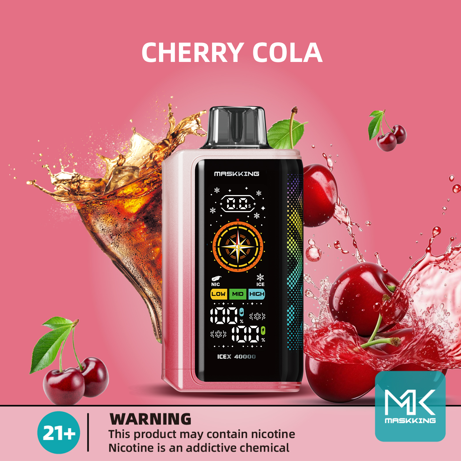 [Europe-PL01][Wholesale] Maskking Icex 40K 40000 Kit Ice & NCT Control Free Shipping