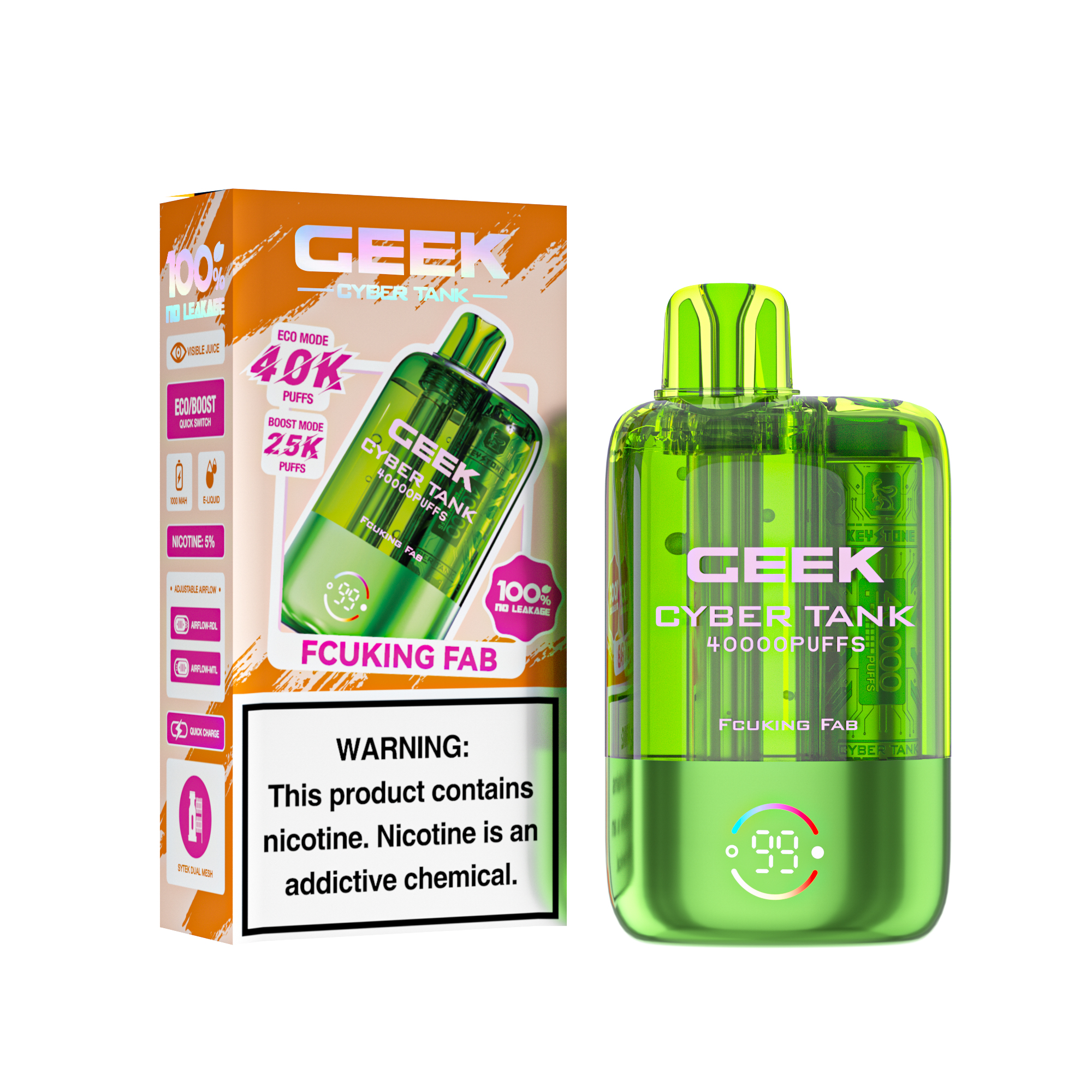 [Europe-PL01] KEYSTONE Geek Cyber Tank 40000 Kit 20ml
