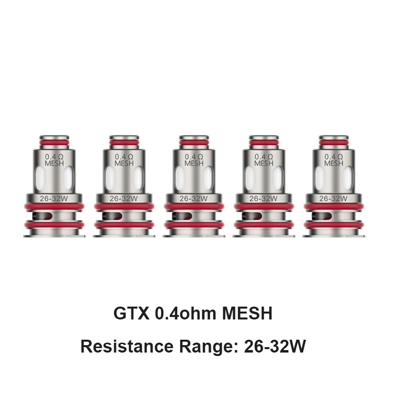 [Global-CN02] Vaporesso GTX Coil for Target 80 / Target PM30 , GTX One / Go 40 / Go 80, GEN Nano / Air 40 / PT60 / PT80 S / Gen160 / FIT 40, Xiron, Luxe PM40 / PM80 / PM80 S, SWAG PX80, Luxe XR / XR MAX / X PRO / LUXE X2 (5pcs/pack)