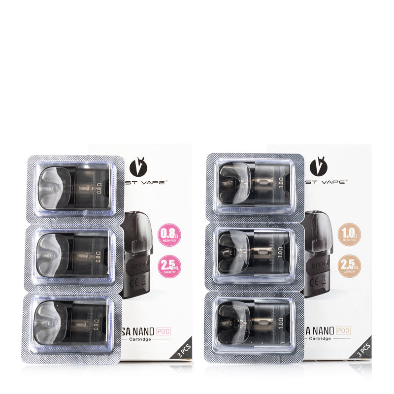 [Global-CN02] Lost Vape Ursa Pod Cartridge for Ursa Nano Kit / Ursa Baby Pod Kit / Ursa Pro Kit / Ursa Nano Pro / Ursa S Kit / Ursa Baby Pro Kit / Ursa Pocket Kit / Ursa Nano Air kit / Ursa Nano 2 kit 2.5ml (3pcs/pack)