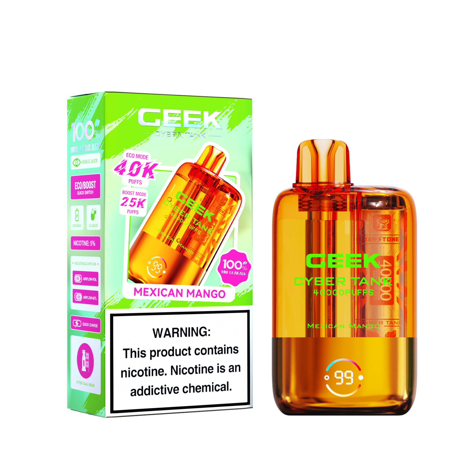[Europe-PL01] KEYSTONE Geek Cyber Tank 40000 Kit 20ml
