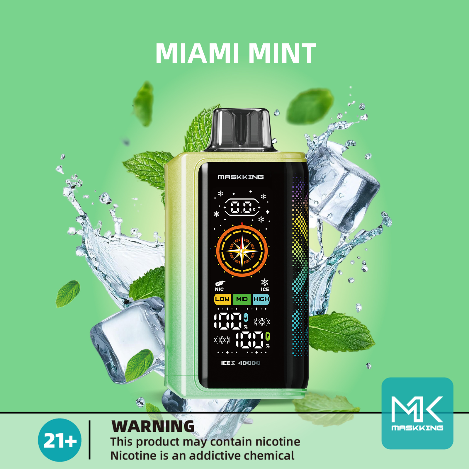 [Europe-PL01][Wholesale] Maskking Icex 40K 40000 Kit Ice & NCT Control Free Shipping