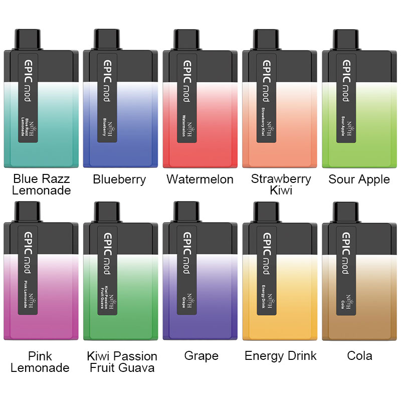 [Global-CN04] NEITH EPICMOD 5500 Puffs 0mg Rechargeable Disposable Kit 650mAh 14ml