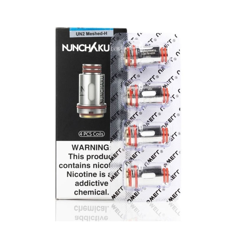 [Global-CN02][Pre-order] Uwell Replacement Coils (0.2ohm & 0.25ohm & 0.4ohm & 0.14ohm) for Nunchaku,Nunchaku 2 Tank Atomizer (4pcs/Pack)