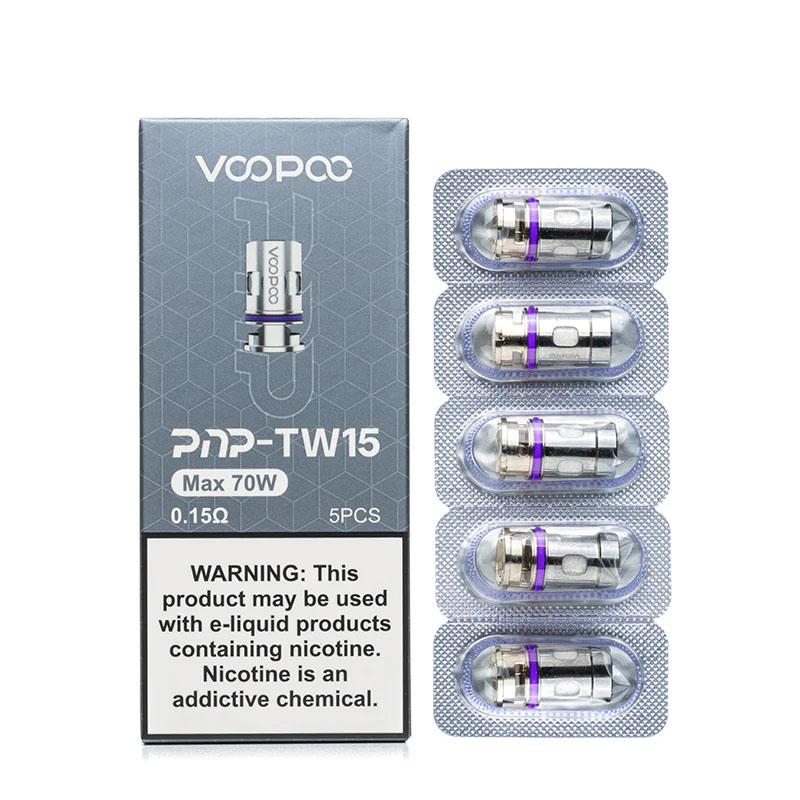 [Global-CN02] Voopoo PnP Replacement Coils for Drag Baby/Mini/2/S/X,VINCI Series Kit,Argus Pro,PnP 20/22,V.SUIT,Doric 60,Drag E60,Drag H80 S (5Pcs/Pack)
