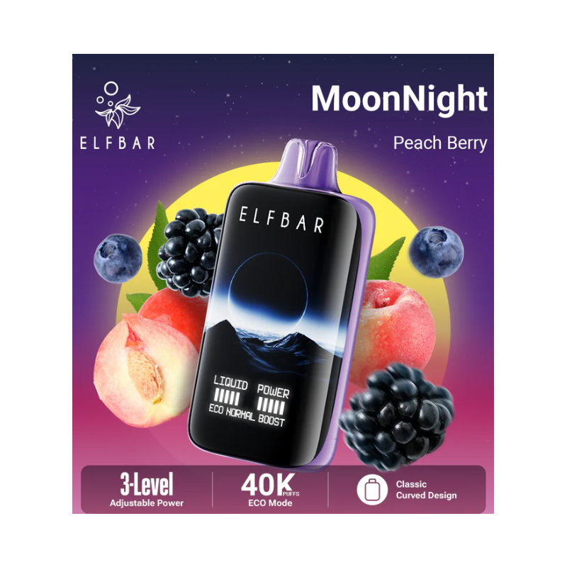 [Europe-PL01][Wholesale] ELFBAR Moon Night 40000 Kit 23ml Free Shipping