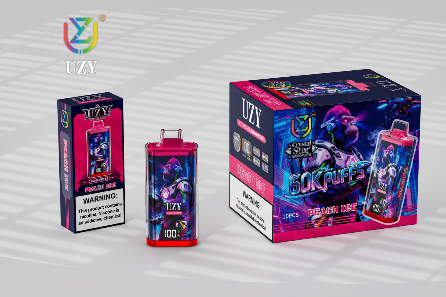 [Europe-DE01] UZY Crystal Star 60000 Kit kit 40ml