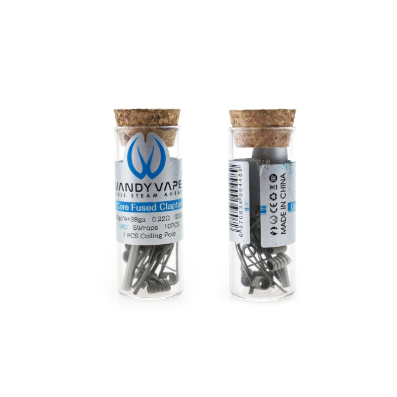 [Global-CN02] Vandy Vape Quad Core Fused Clapton Coil 28ga*4(=)+38ga Ni80 0.22ohm