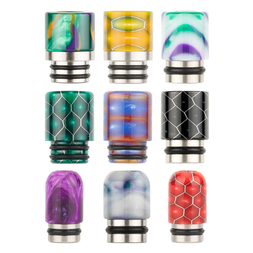 [Global-CN02] Reewape Resin 510 Drip Tip Random Color (10pcs/pack)