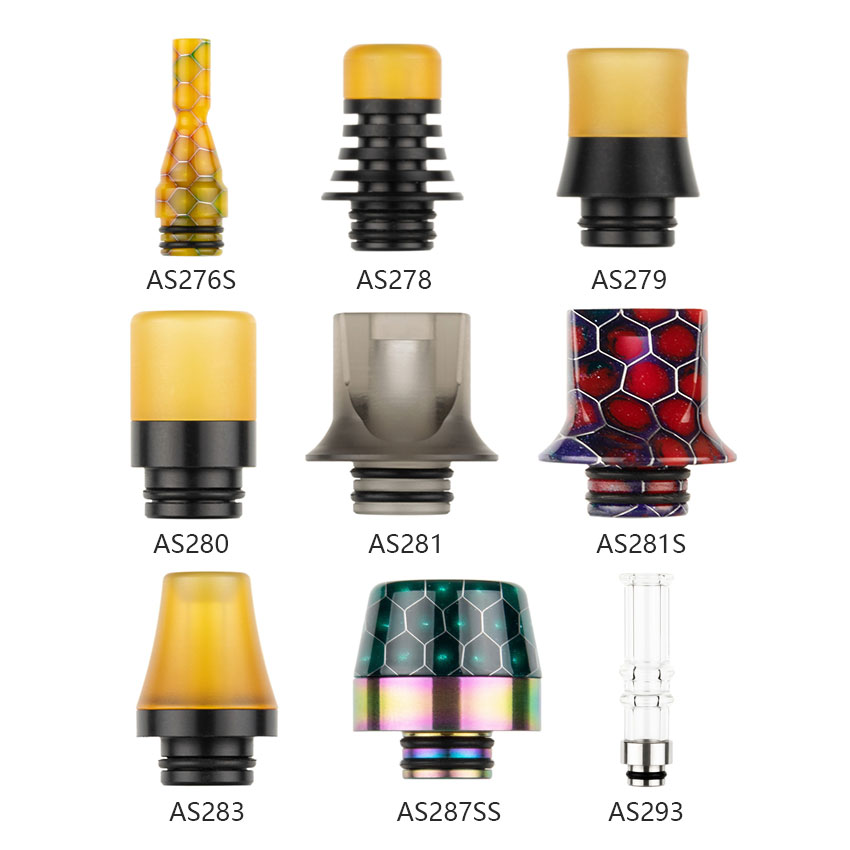 [Global-CN02] Reewape Resin 510 Drip Tip Random Color (10pcs/pack)