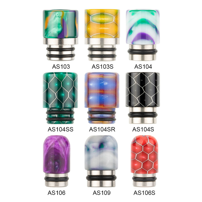 [Global-CN02] Reewape Resin 510 Drip Tip Random Color (10pcs/pack)