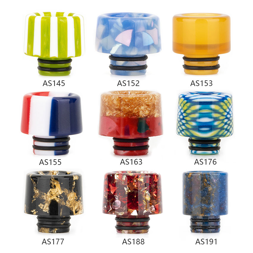 [Global-CN02] Reewape Resin 510 Drip Tip Random Color (10pcs/pack)