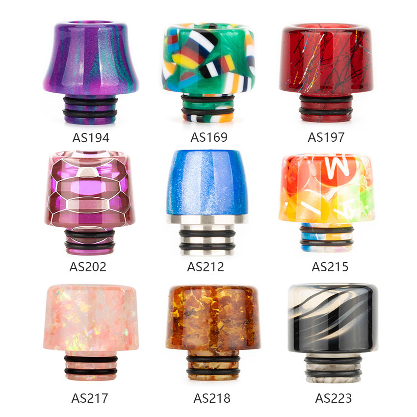 [Global-CN02] Reewape Resin 510 Drip Tip Random Color (10pcs/pack)