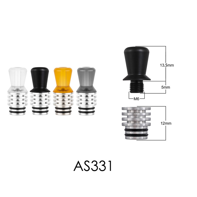 [Global-CN02] Reewape Resin 510 Drip Tip Random Color (10pcs/pack)