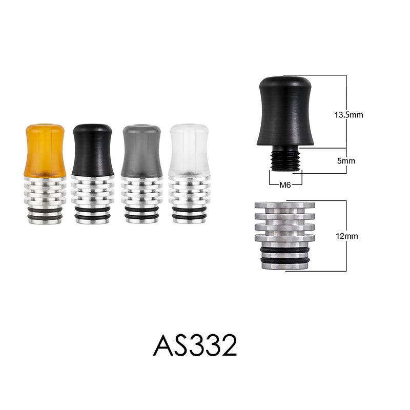 [Global-CN02] Reewape Resin 510 Drip Tip Random Color (10pcs/pack)