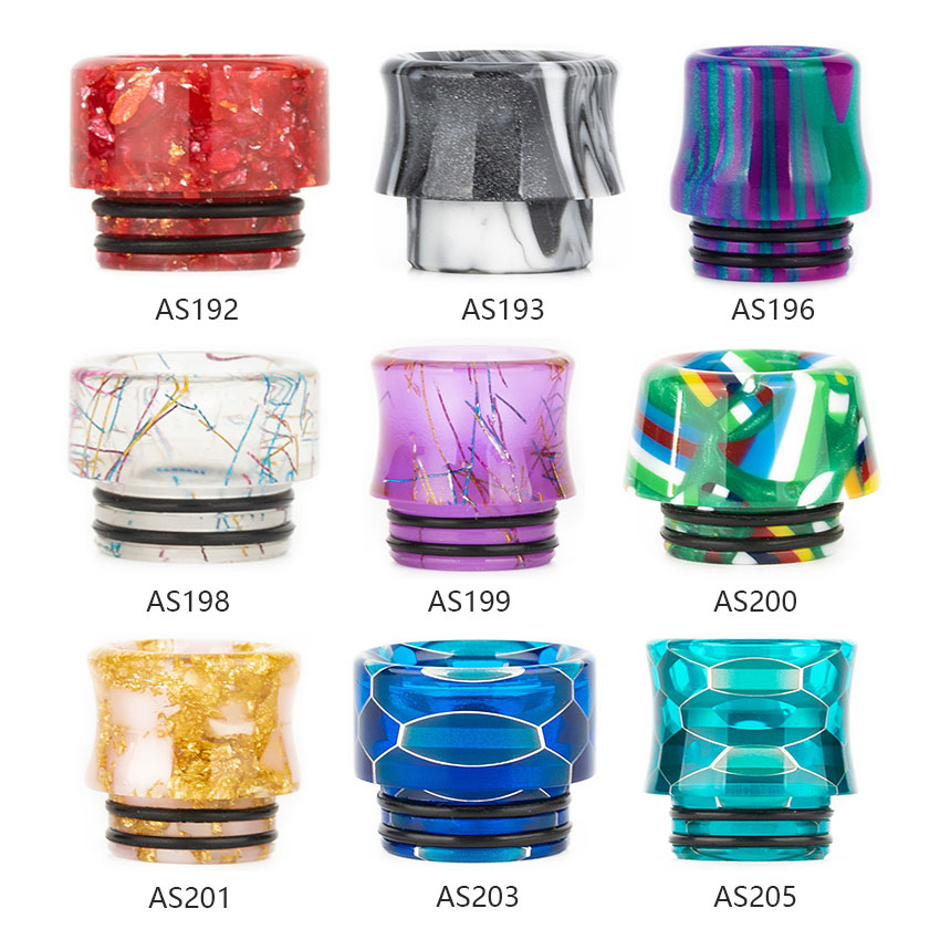 [Global-CN02] Reewape Resin 810 Drip Tip Random Color (10pcs/pack)