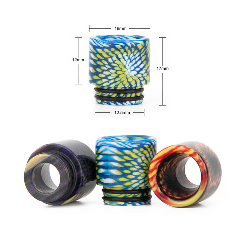 [Global-CN02] Reewape Resin 810 Drip Tip Random Color (10pcs/pack)